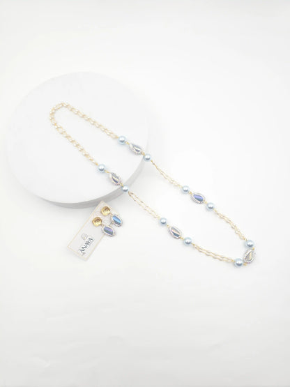 Mystic Shell Pearl Necklace