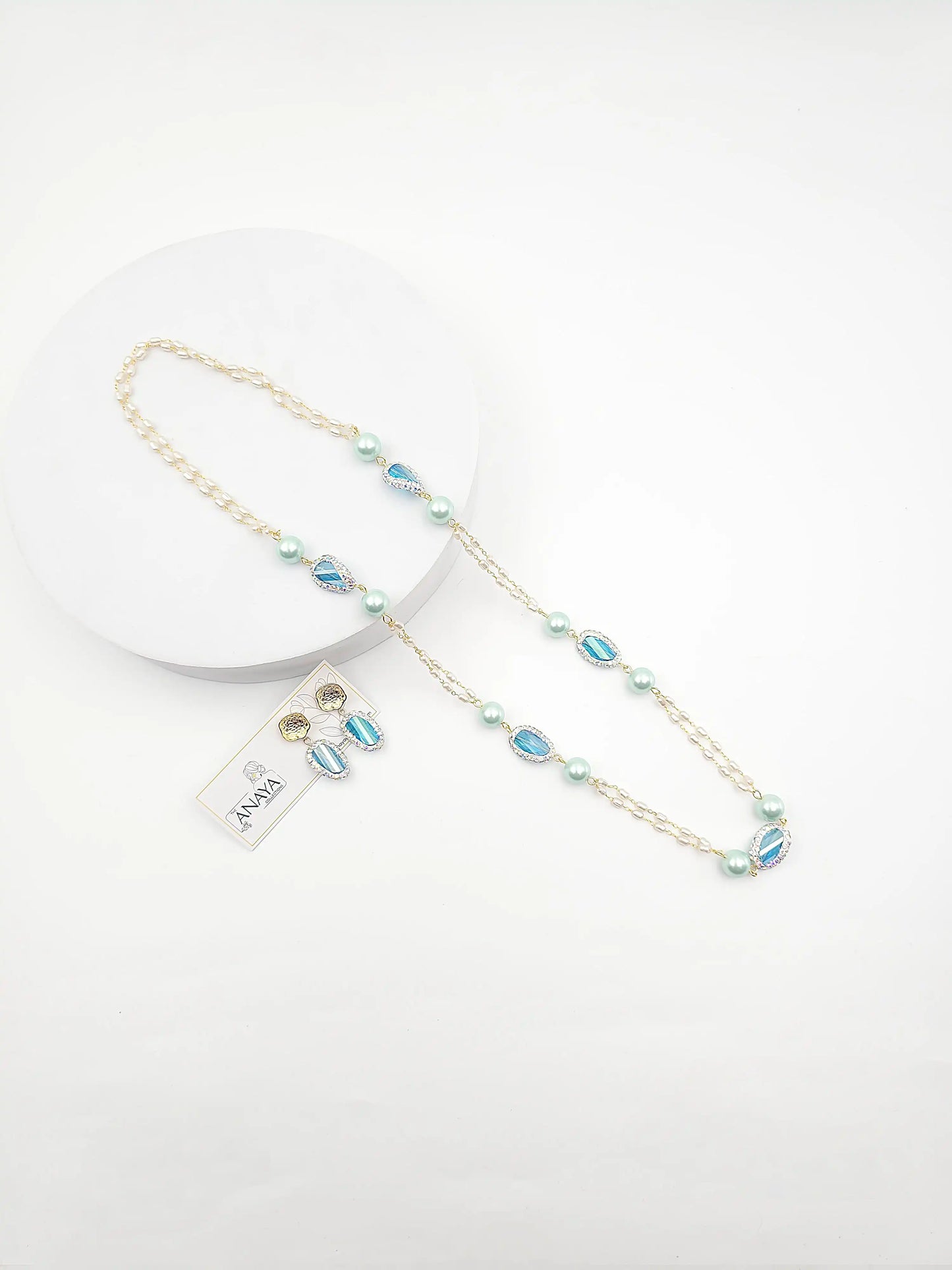 Mystic Shell Pearl Necklace