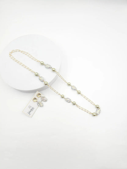 Mystic Shell Pearl Necklace