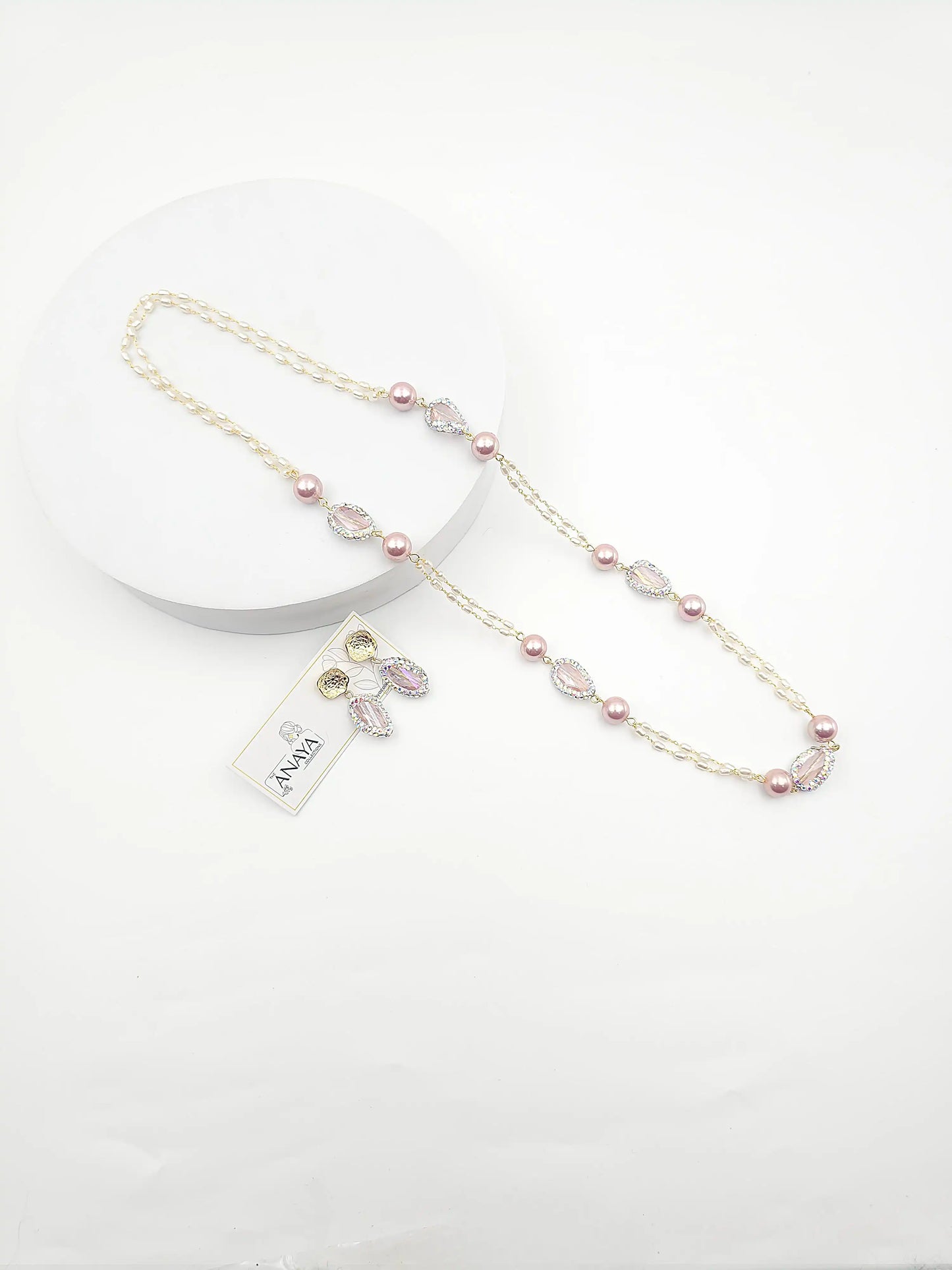 Mystic Shell Pearl Necklace