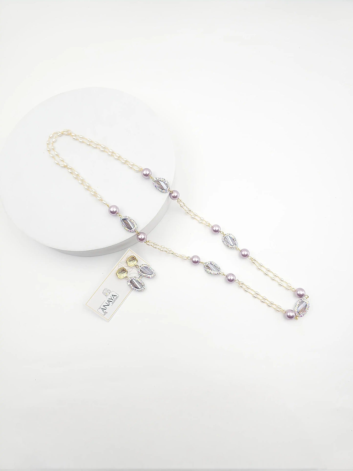 Mystic Shell Pearl Necklace