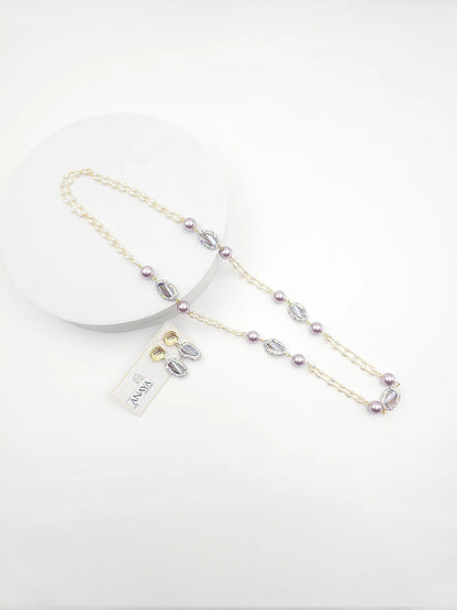 Mystic Shell Pearl Necklace