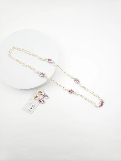 Mystic Shell Pearl Necklace