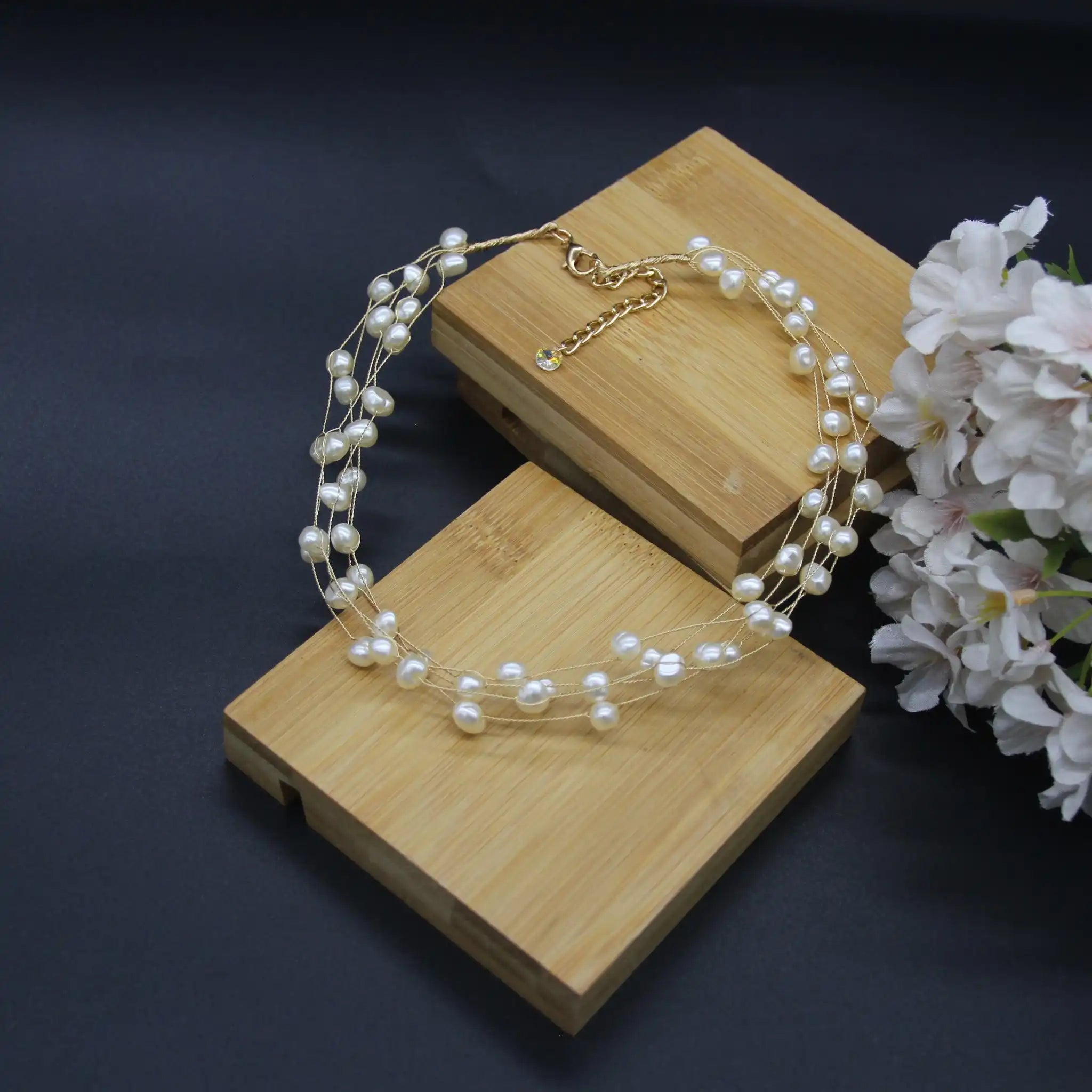 Ocean Elegance Pearl Necklace
