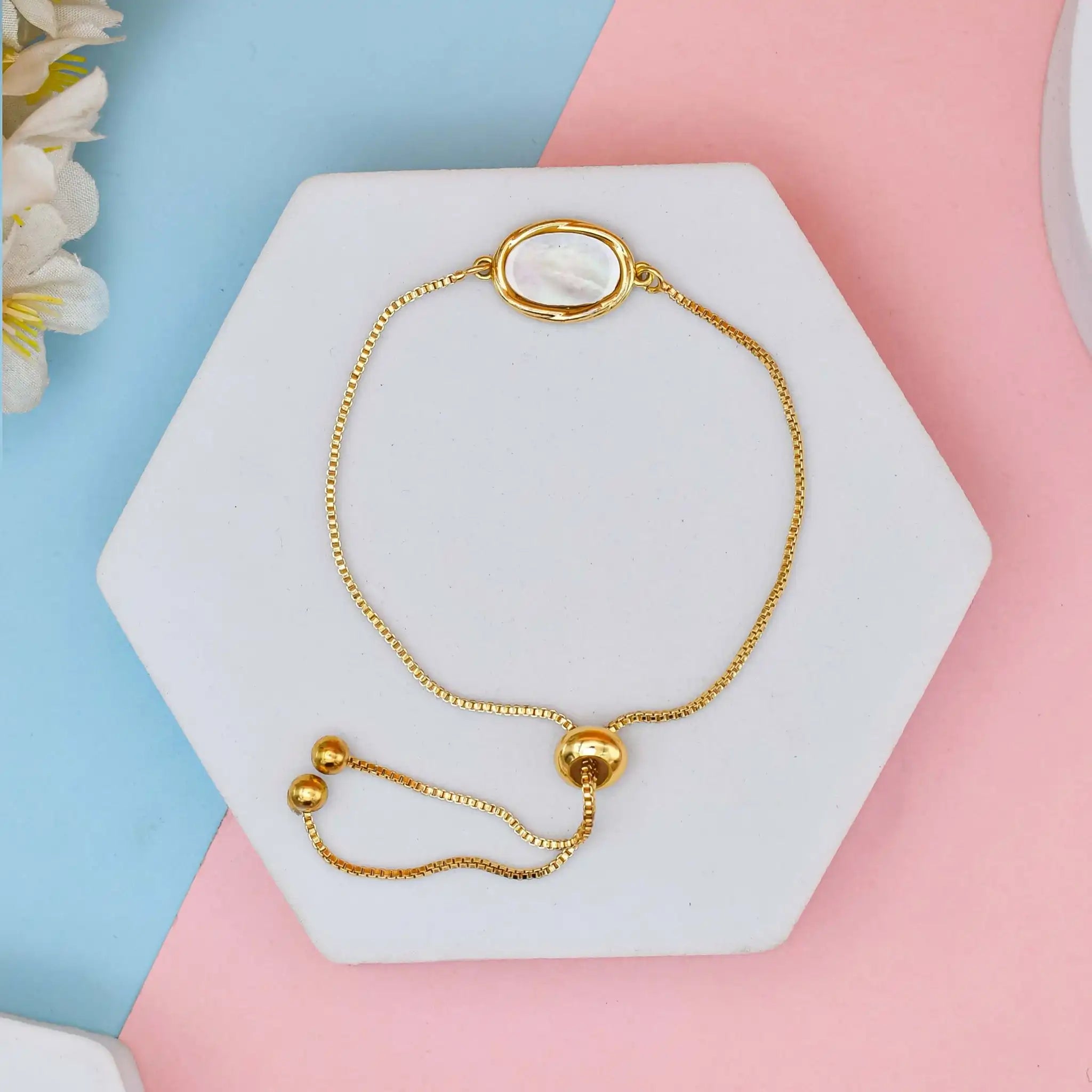 Oval MOP Bracelet