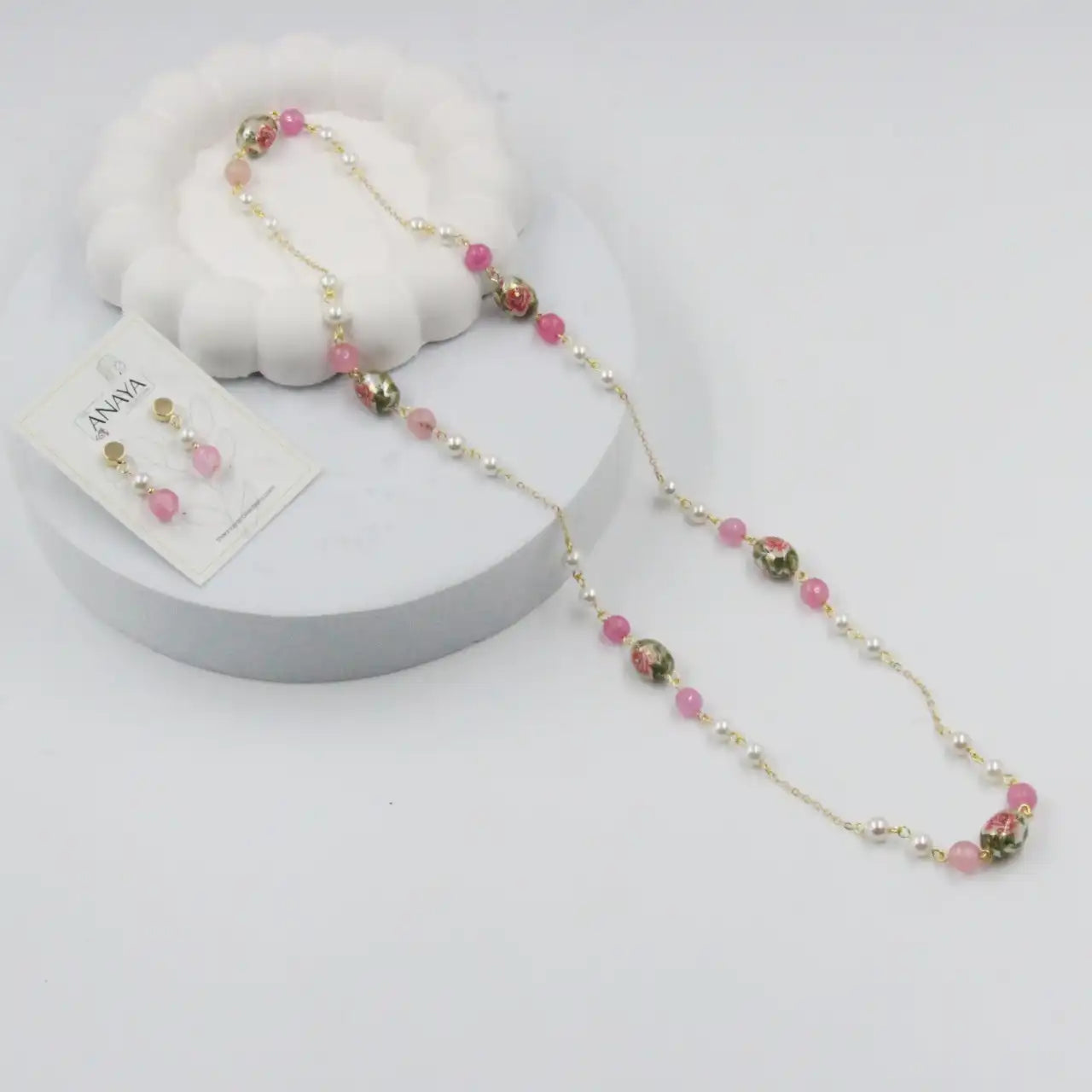 Blooming Floral Pearl Set