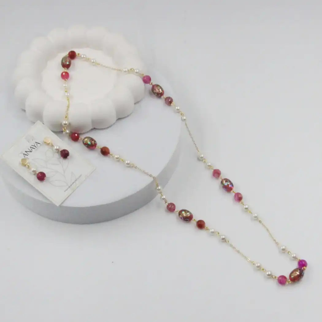 Blooming Floral Pearl Set