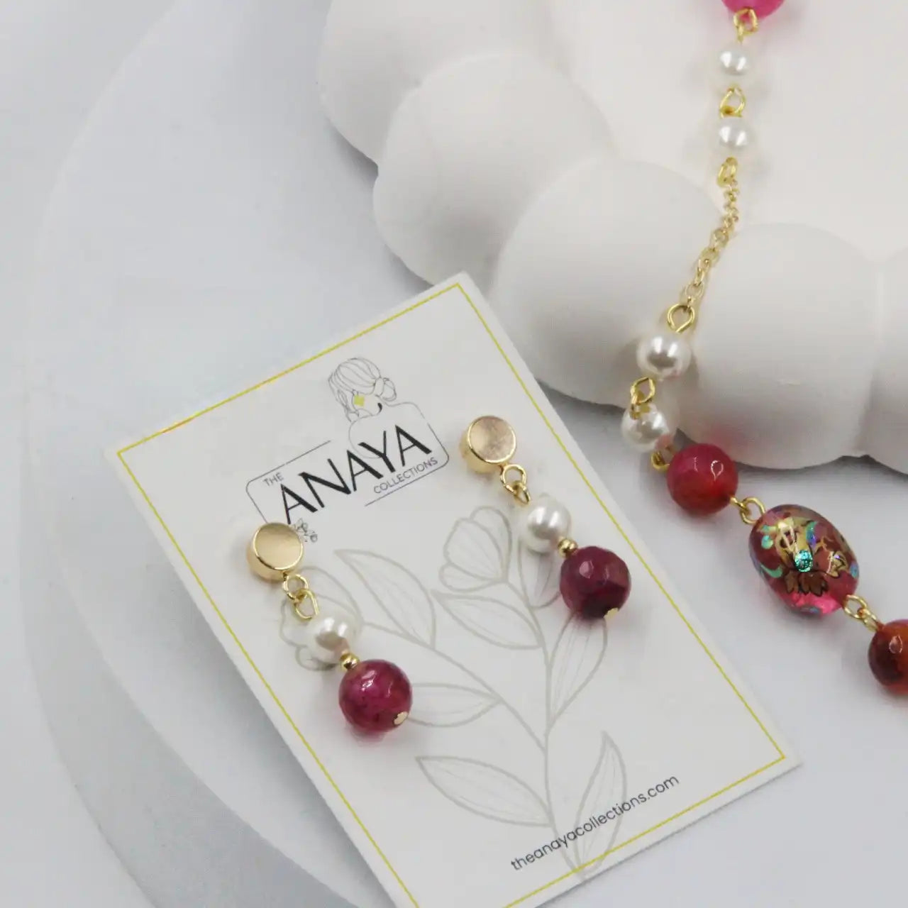 Blooming Floral Pearl Set
