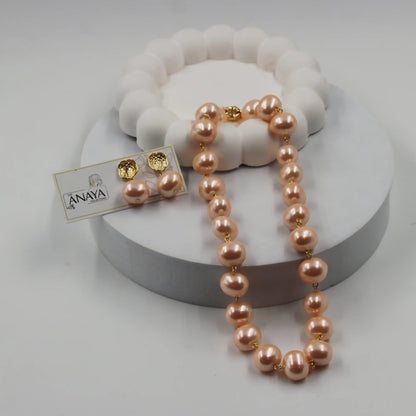 Uncut Shell Pearl Set