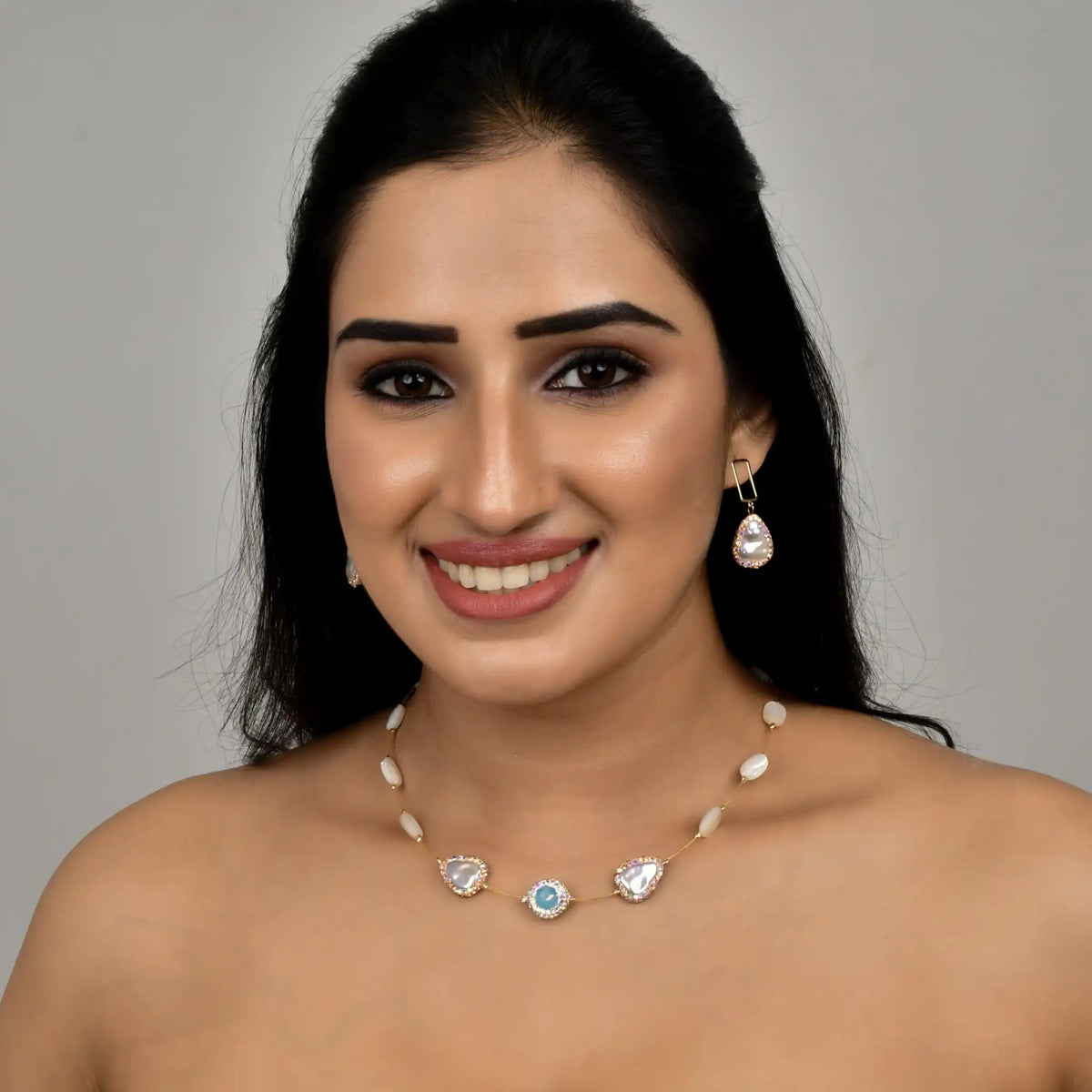 Pearlshine Marcasite Set