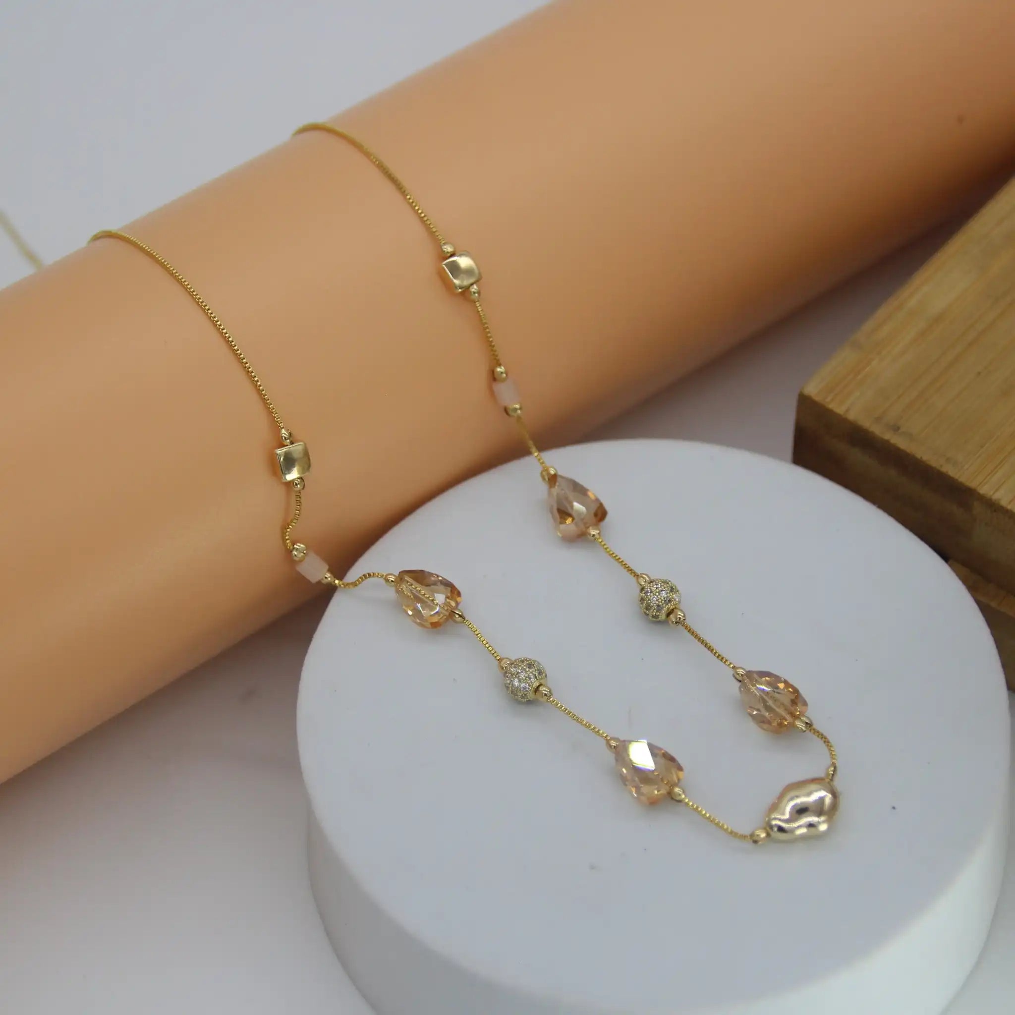 Pebble Harmony Dainty Necklace