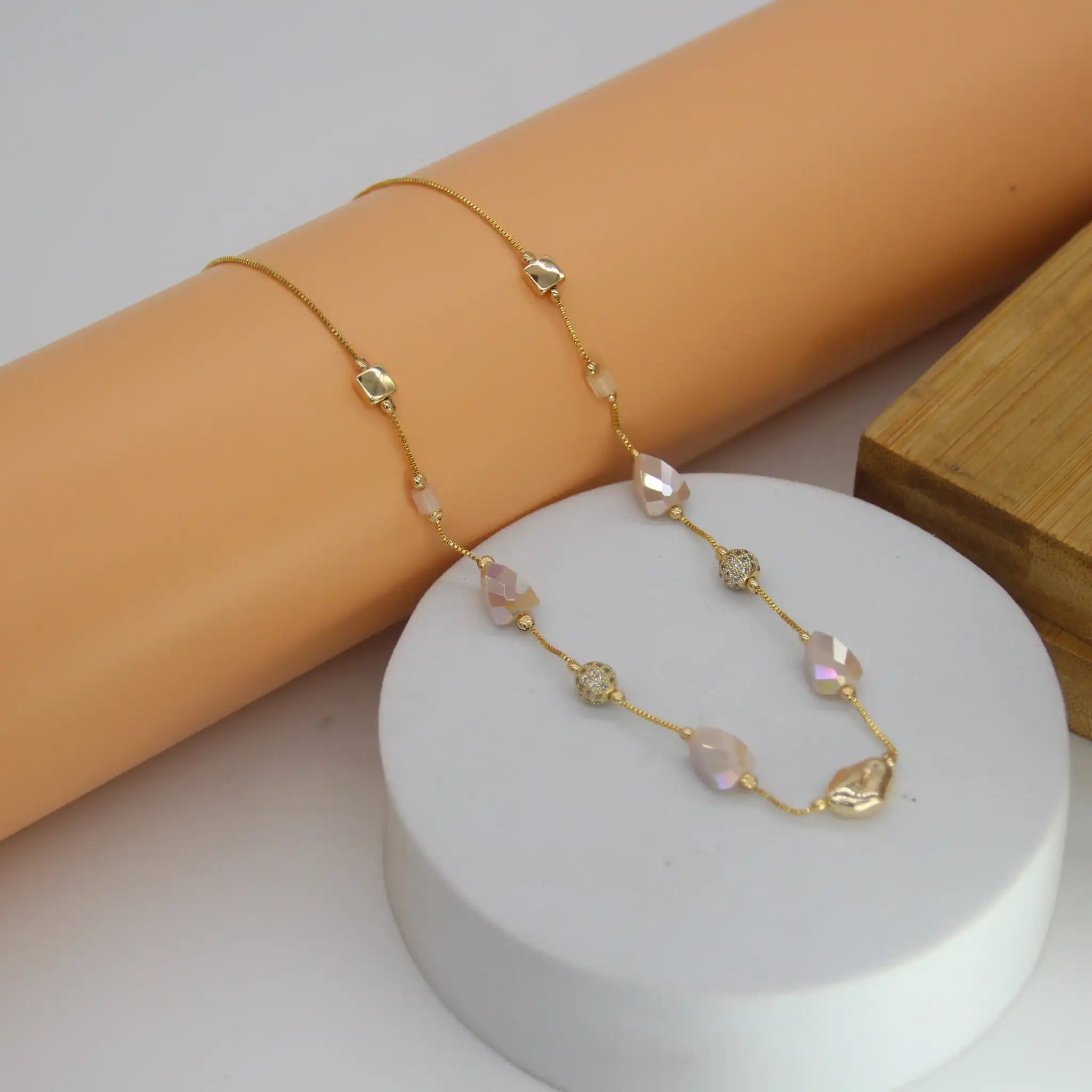 Pebble Harmony Dainty Necklace