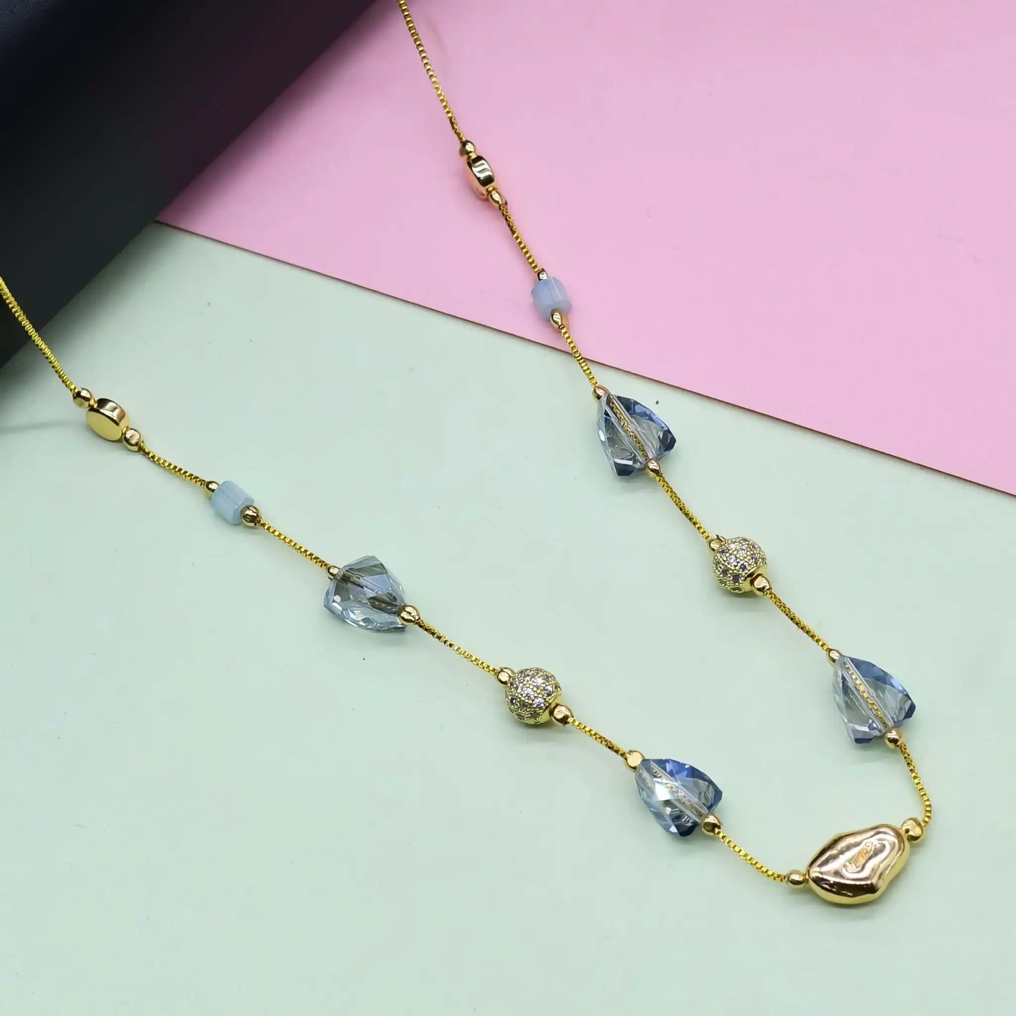 Pebble Harmony Dainty Necklace