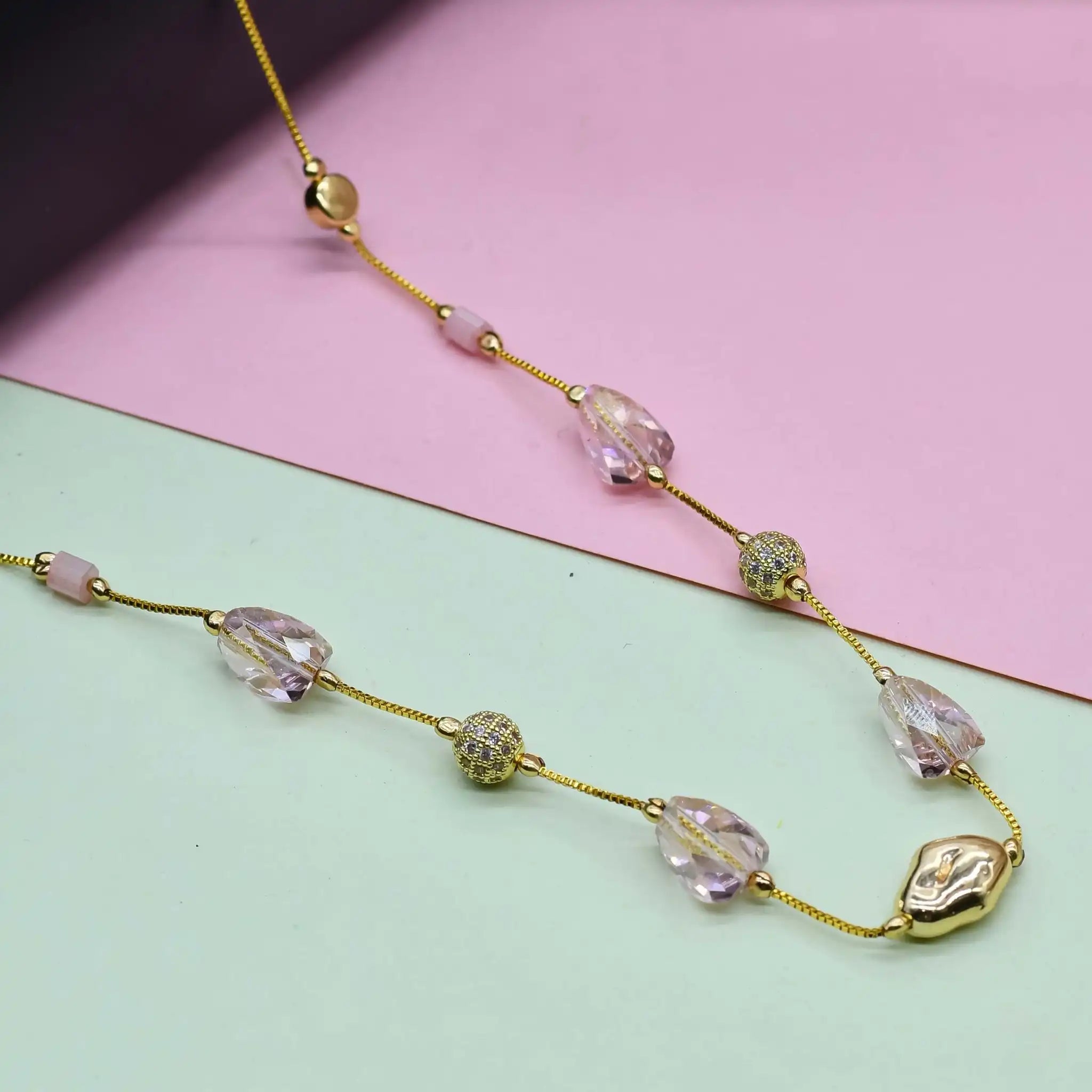 Pebble Harmony Dainty Necklace