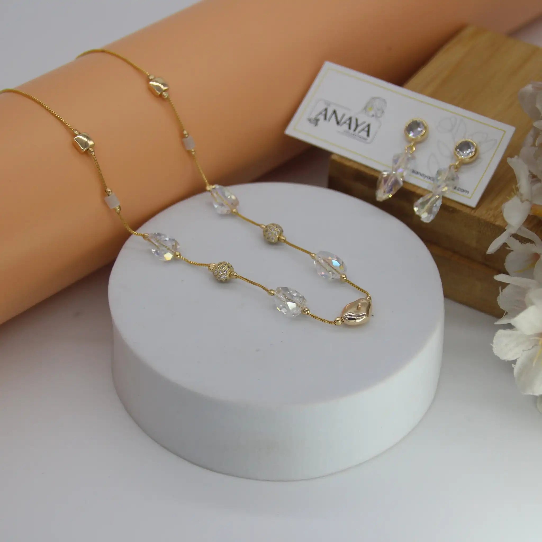 Pebble Harmony Dainty Necklace Set