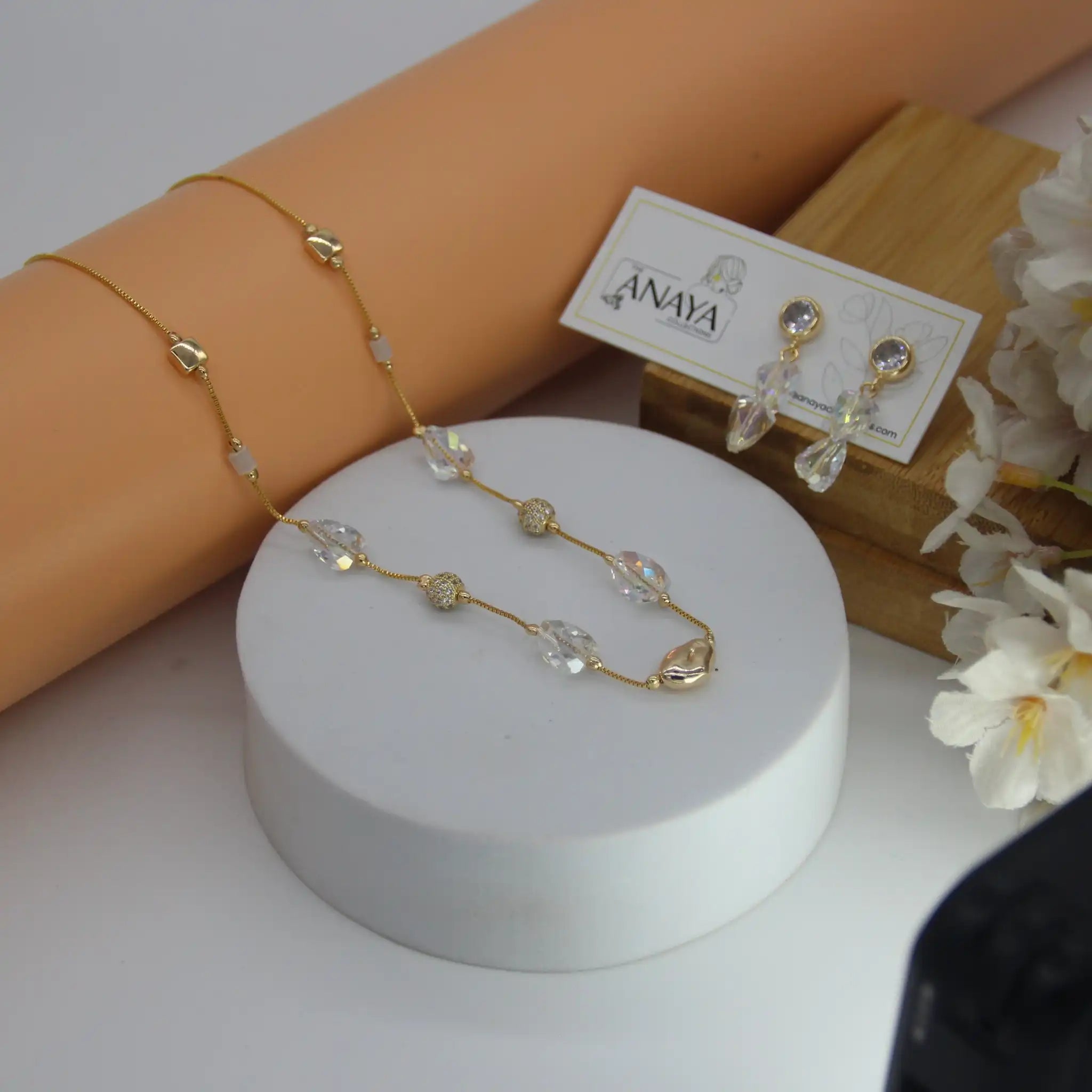 Pebble Harmony Dainty Necklace Set