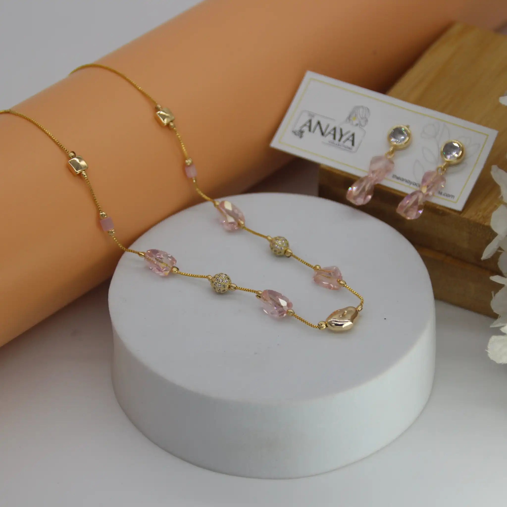 Pebble Harmony Dainty Necklace Set