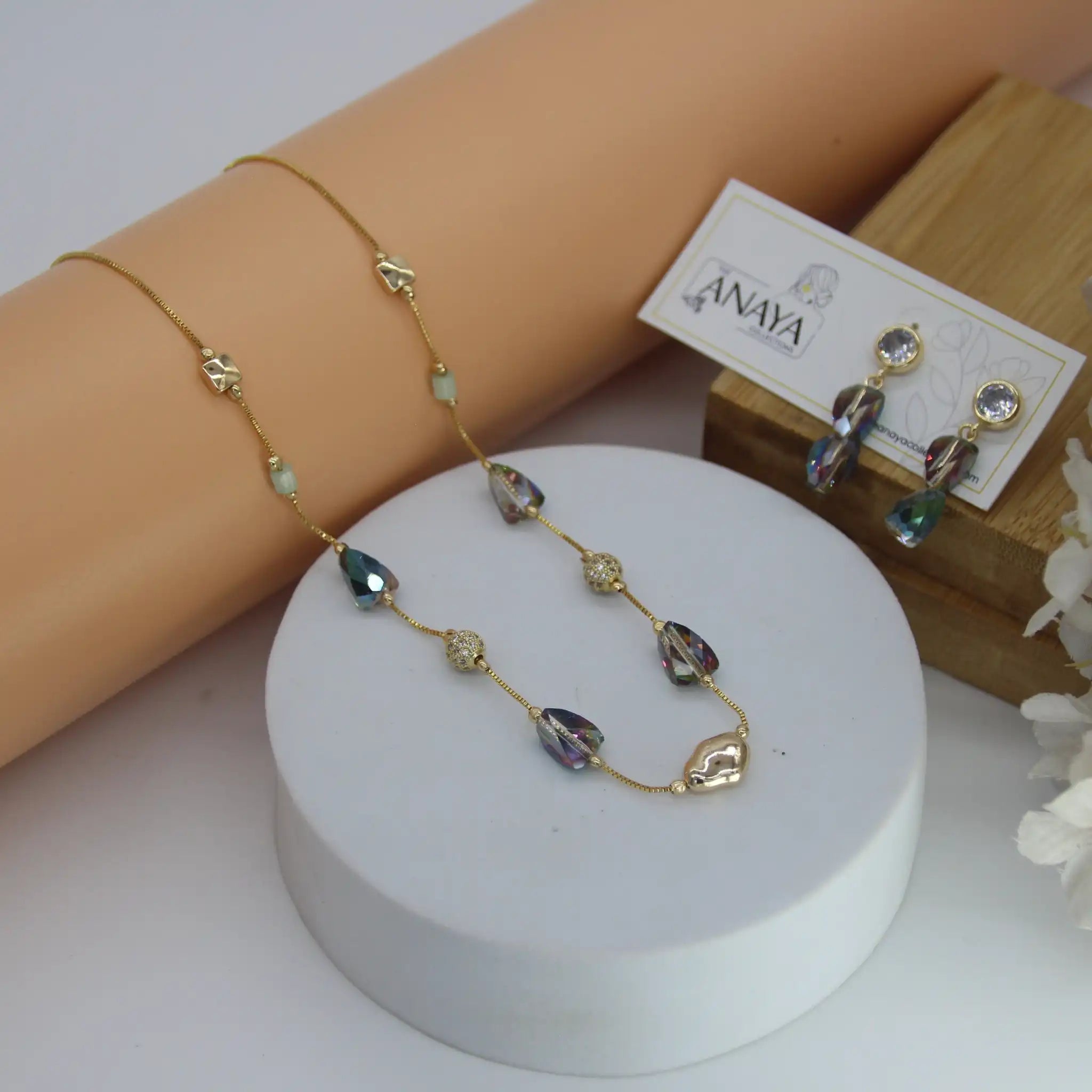 Pebble Harmony Dainty Necklace Set