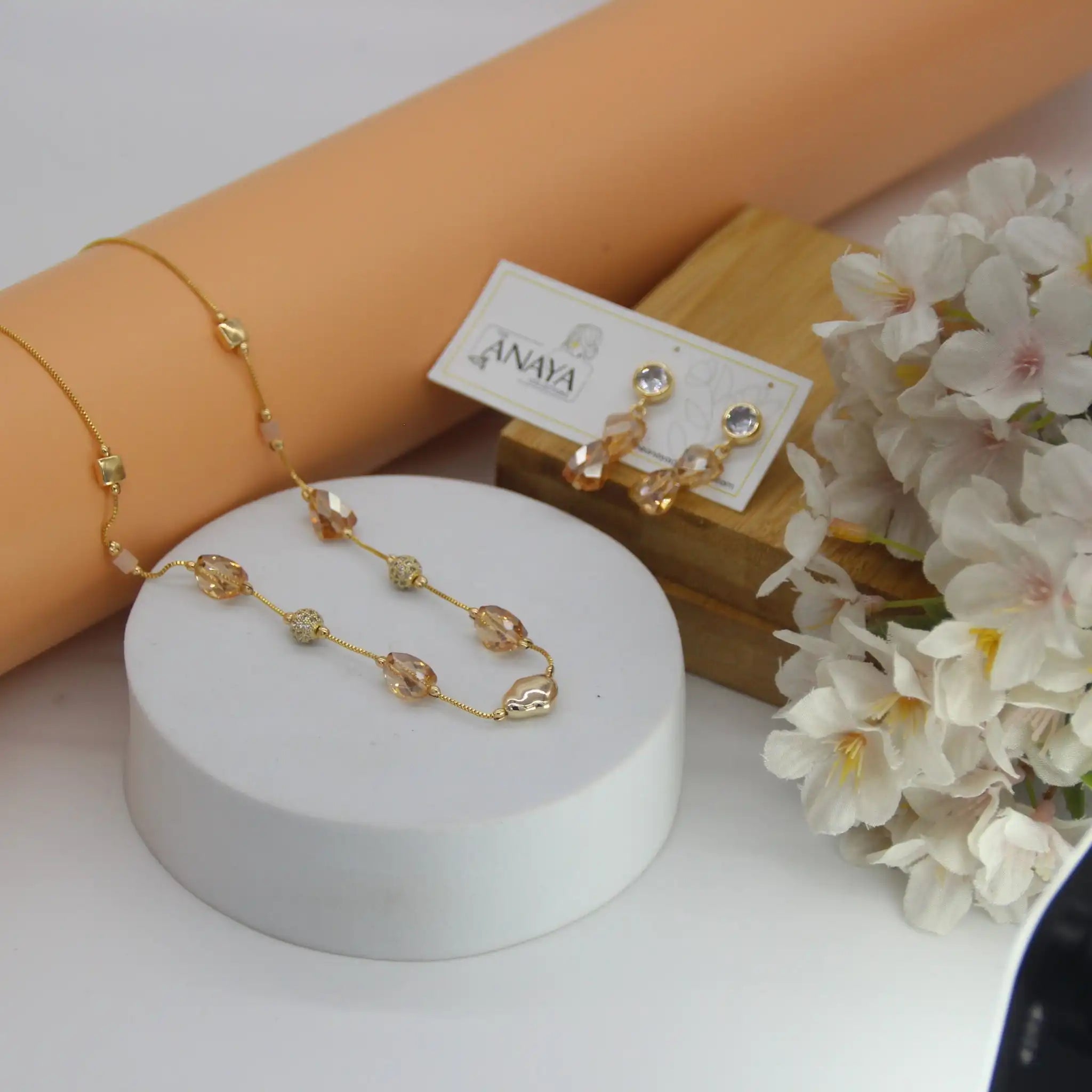 Pebble Harmony Dainty Necklace Set
