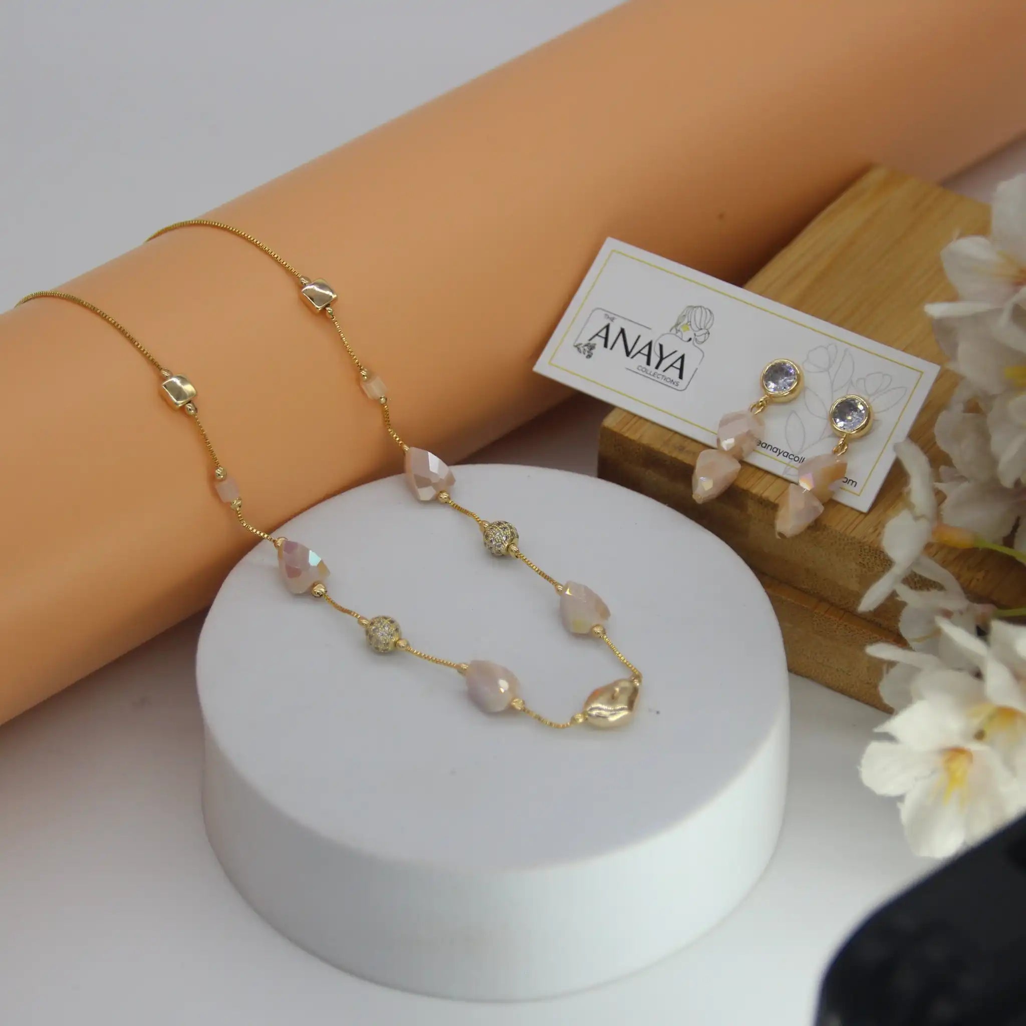 Pebble Harmony Dainty Necklace Set