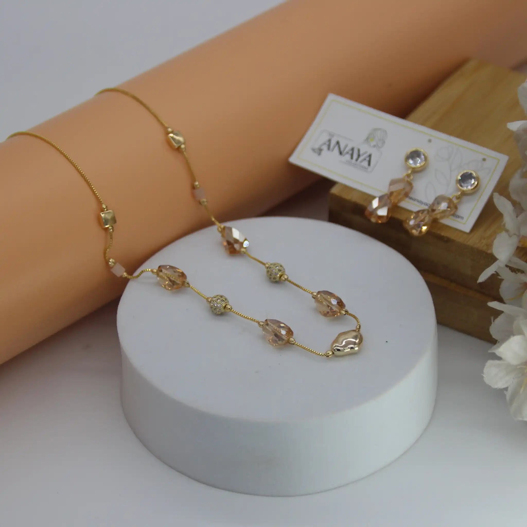 Pebble Harmony Dainty Necklace Set