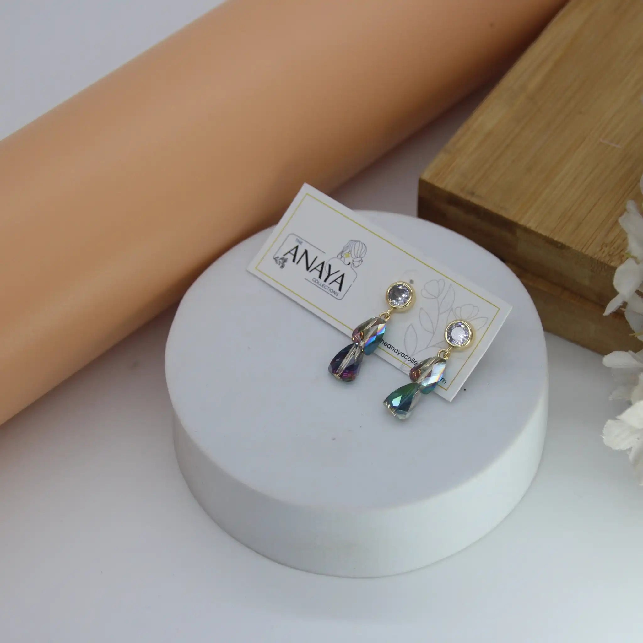 Pebble Radiant Dainty Earrings