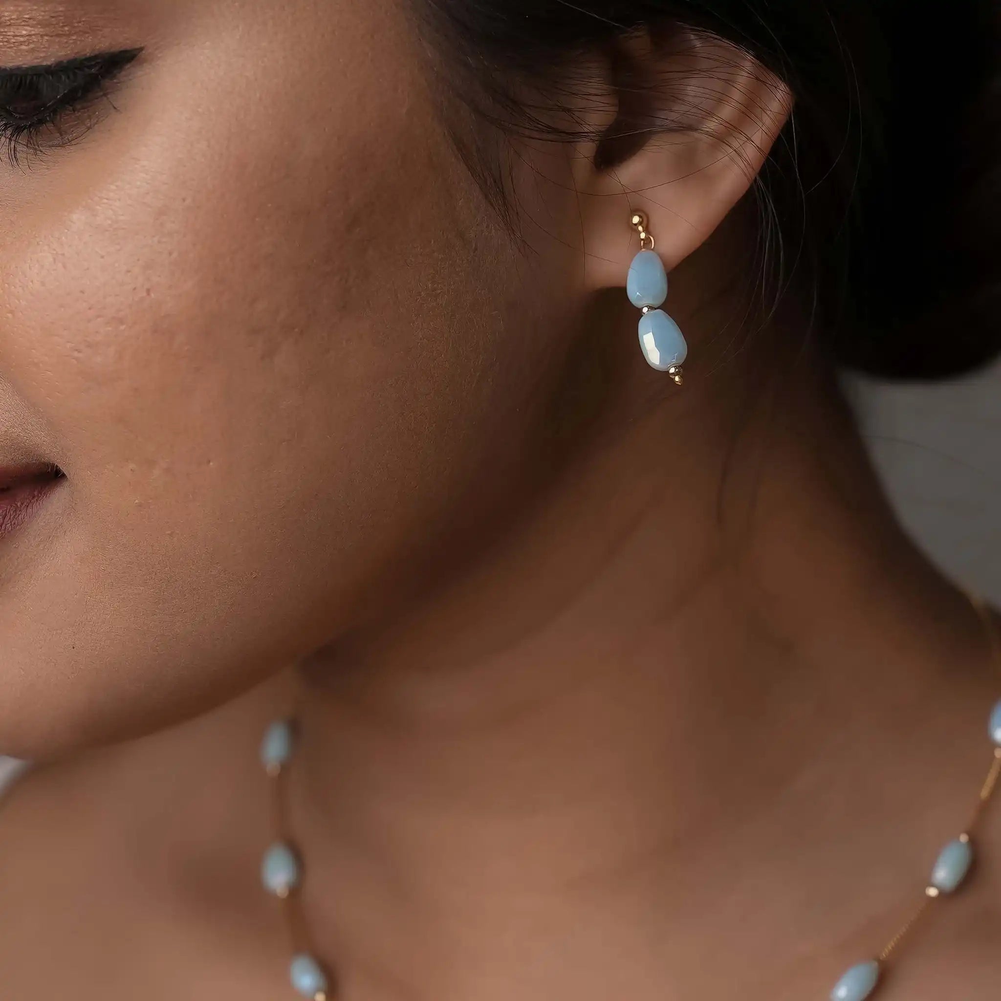 Pebbled Dainty Earrings
