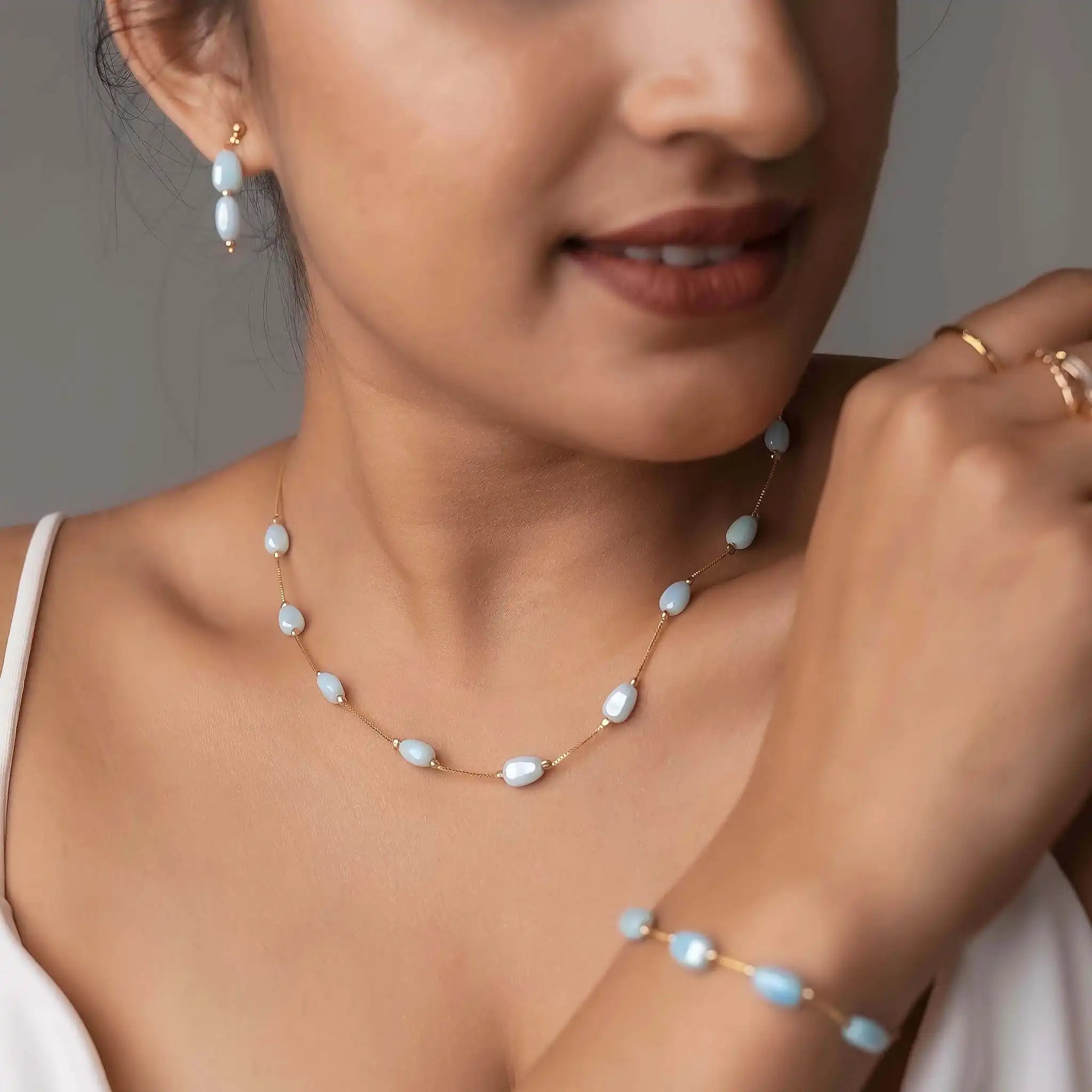 Pebbled Dainty Set