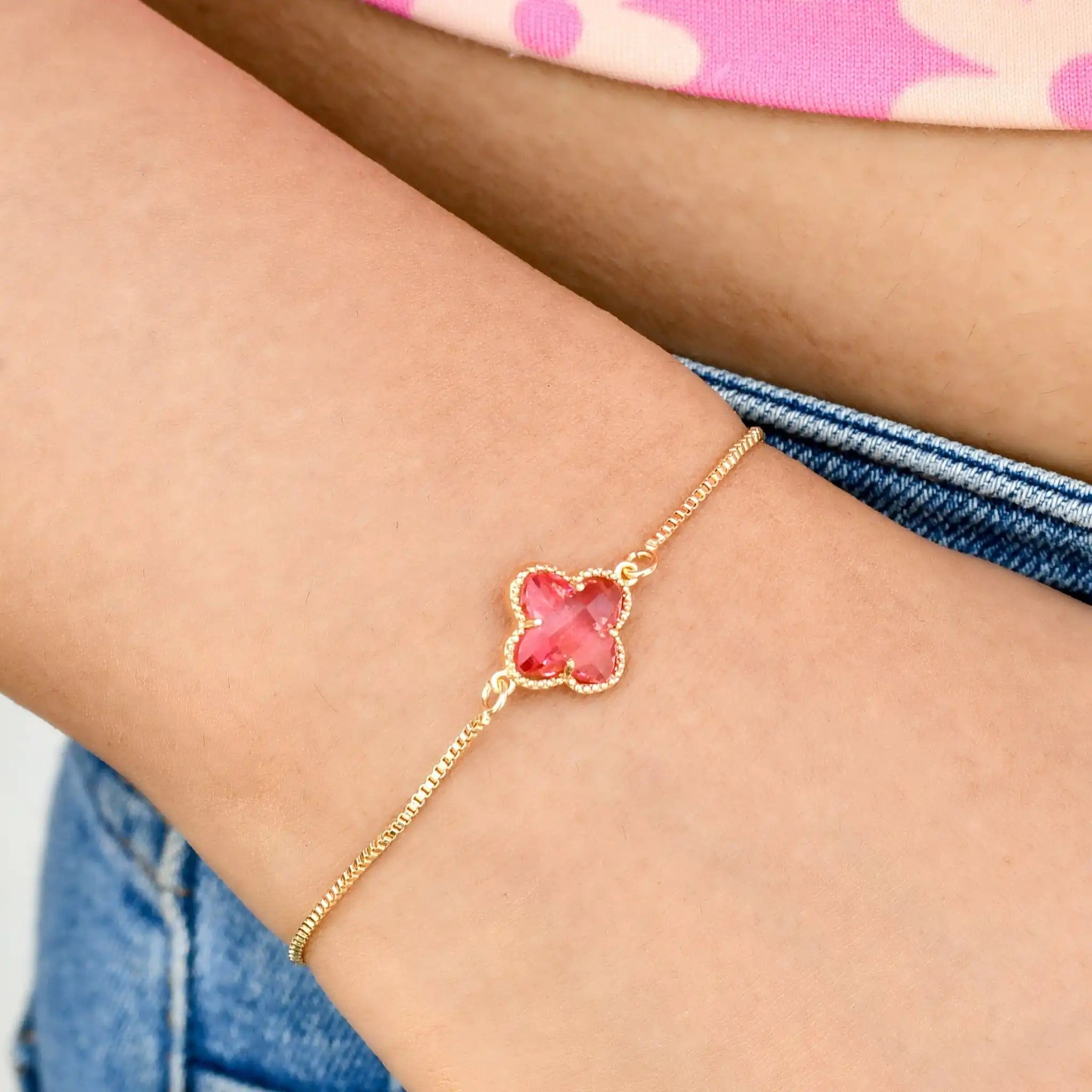 Precious Small Clover Bracelet