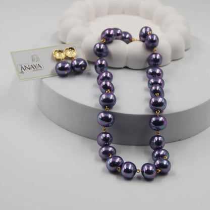 Uncut Shell Pearl Set