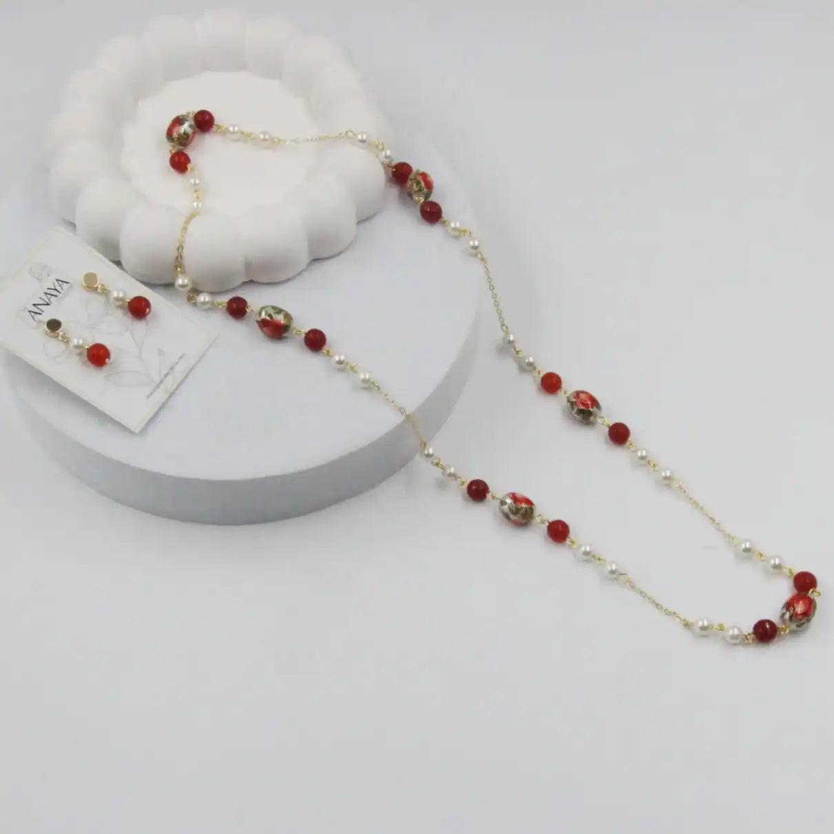 Blooming Floral Pearl Set