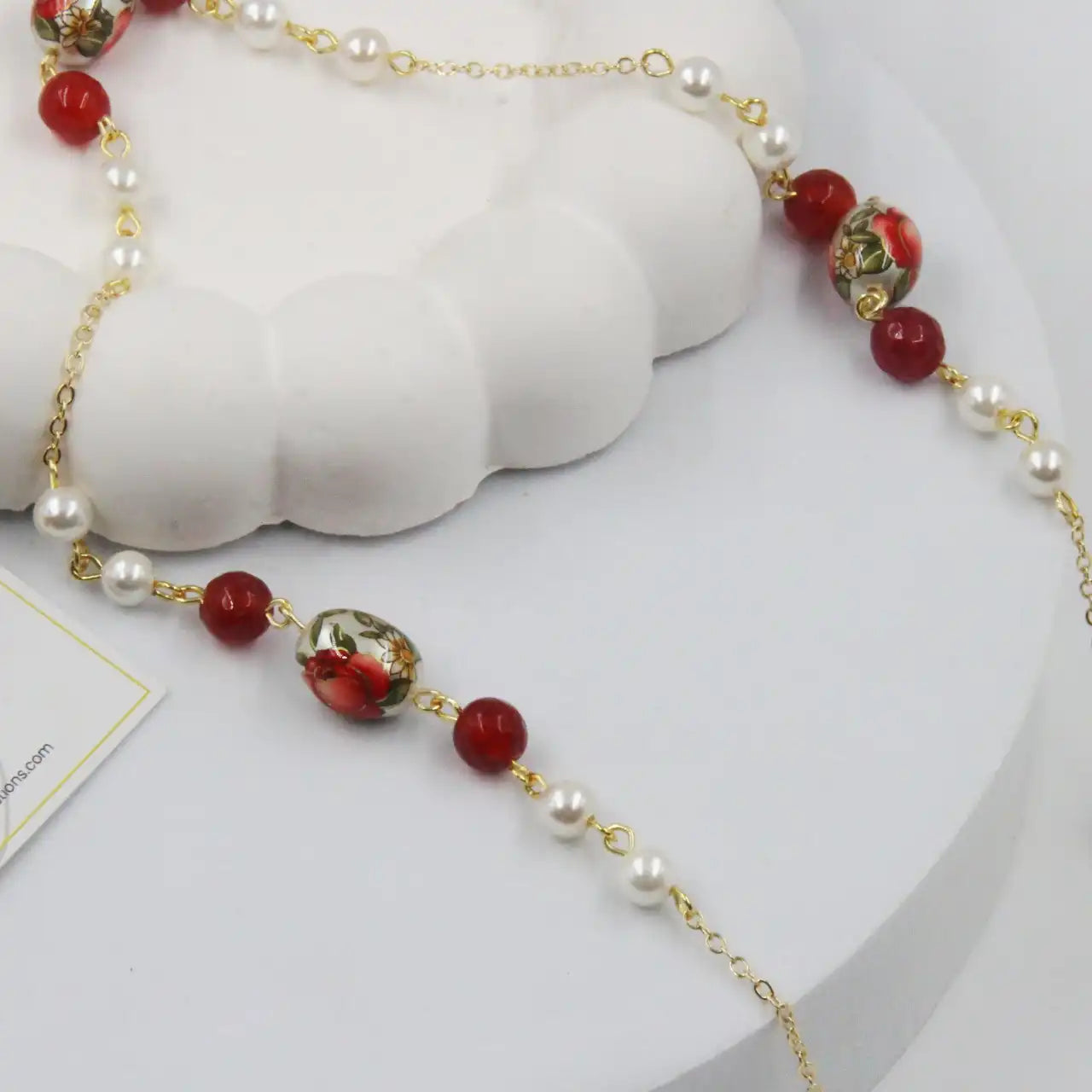 Blooming Floral Pearl Set