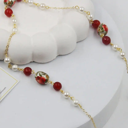 Blooming Floral Pearl Set