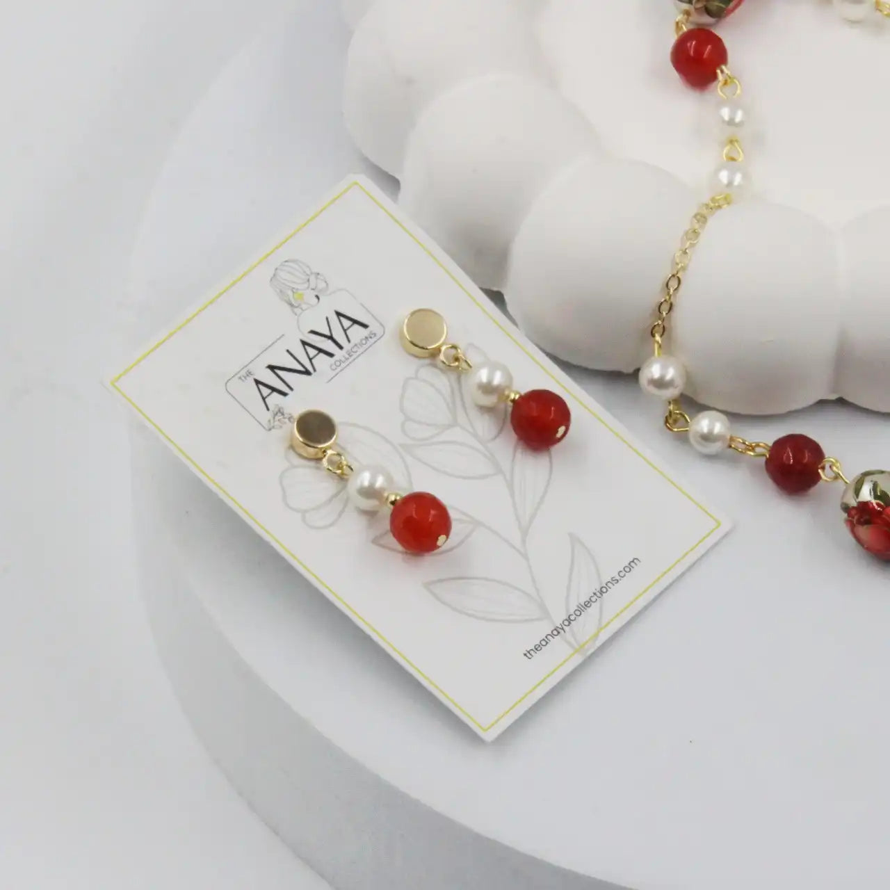 Blooming Floral Pearl Set