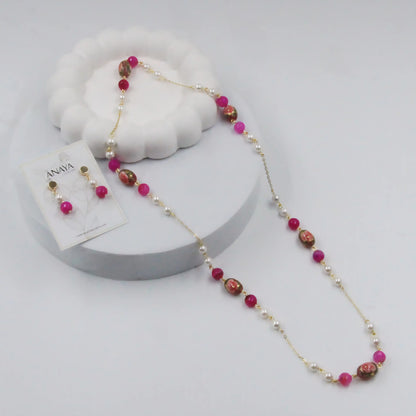 Blooming Floral Pearl Set