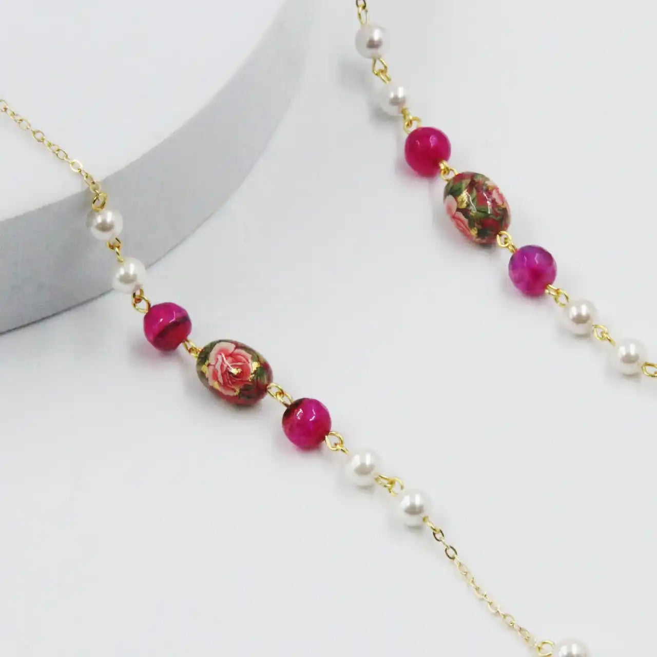 Blooming Floral Pearl Set