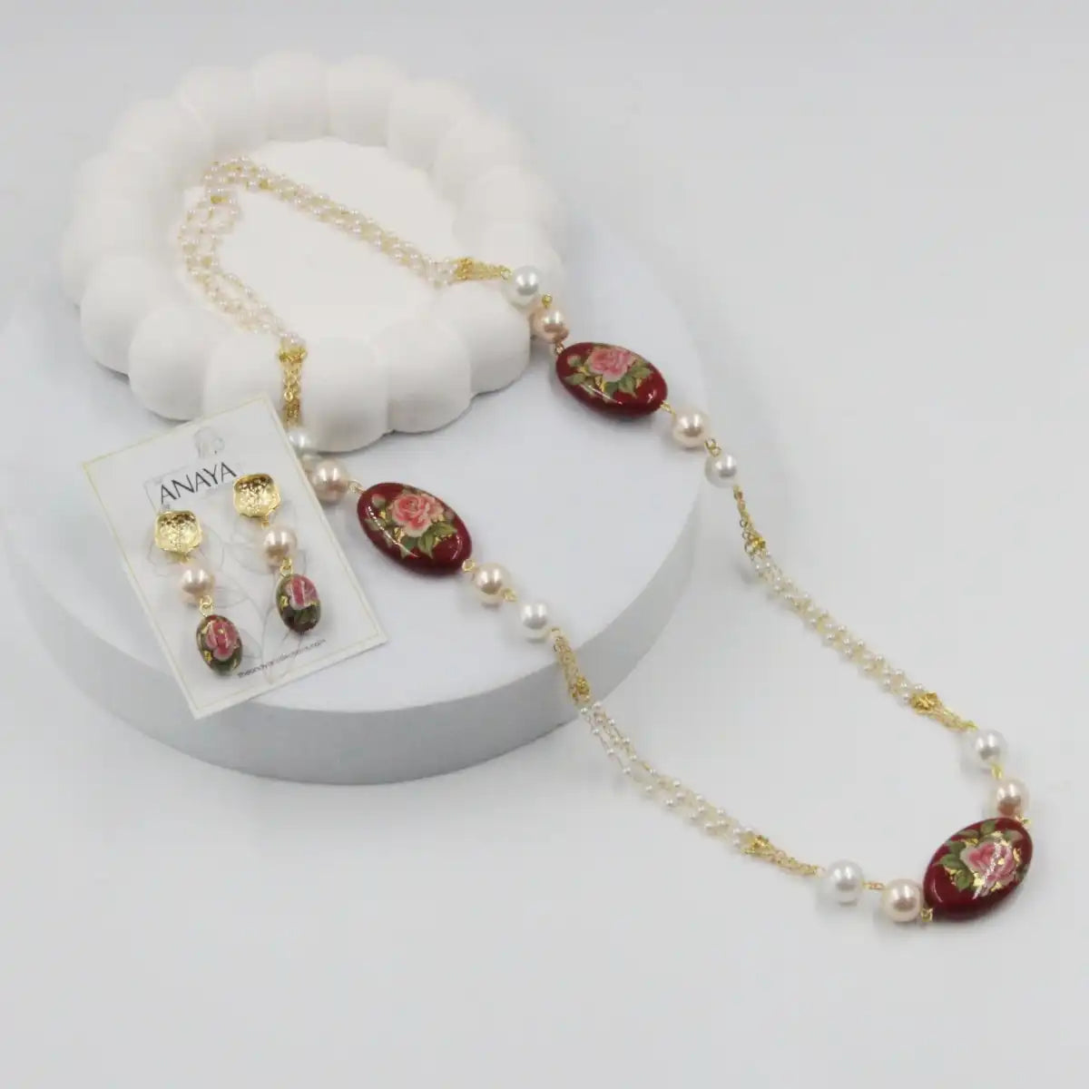 Eternal Bloom Japanese Decal Pearl Set