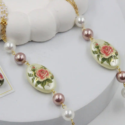 Eternal Bloom Japanese Decal Pearl Set