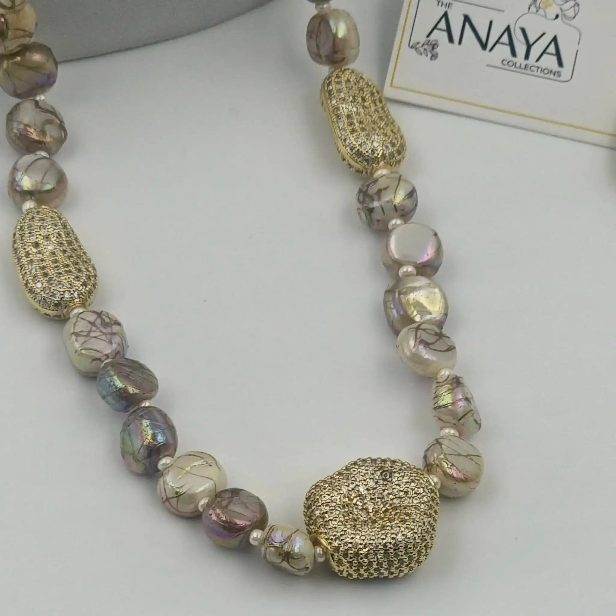 Celeste Shore Elegance Luxury Shell Pearl Necklace Set