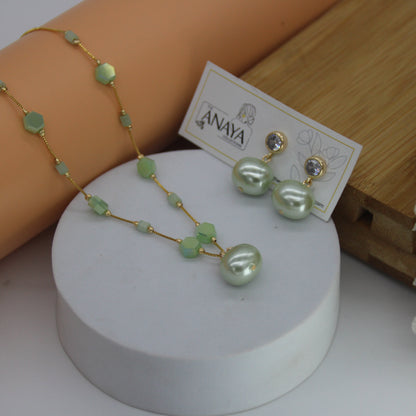 Shell Pearl Harmony Dainty Set PistaGreen