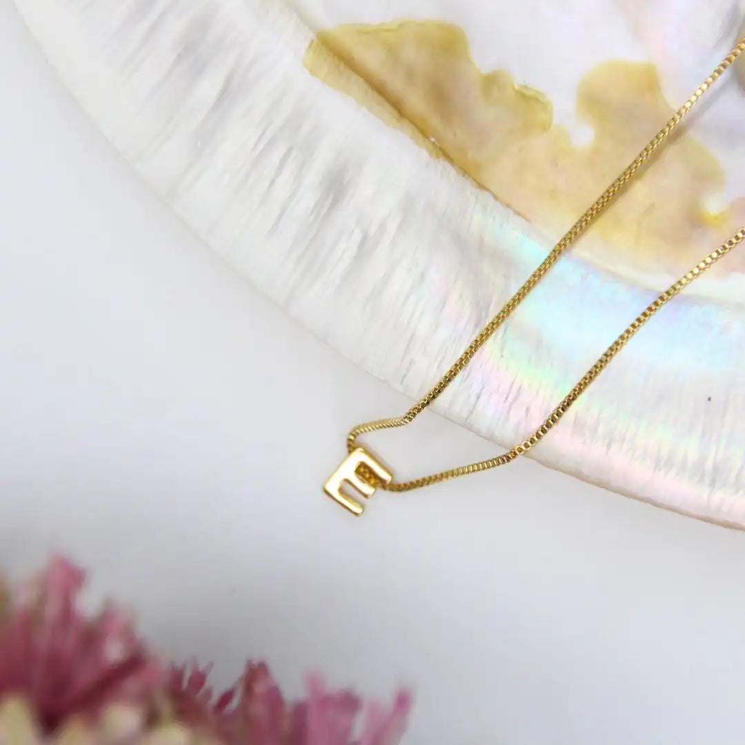Small Alphabet Pendant Chain