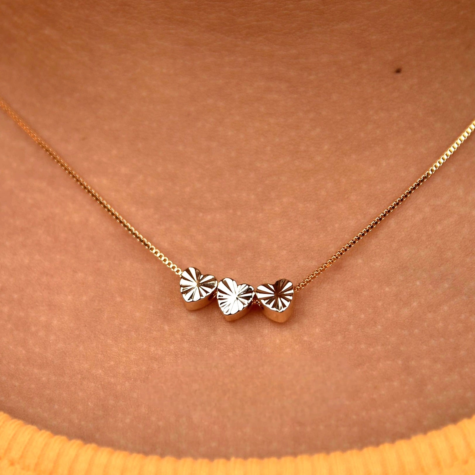 Triplet 3D Pendant Chain