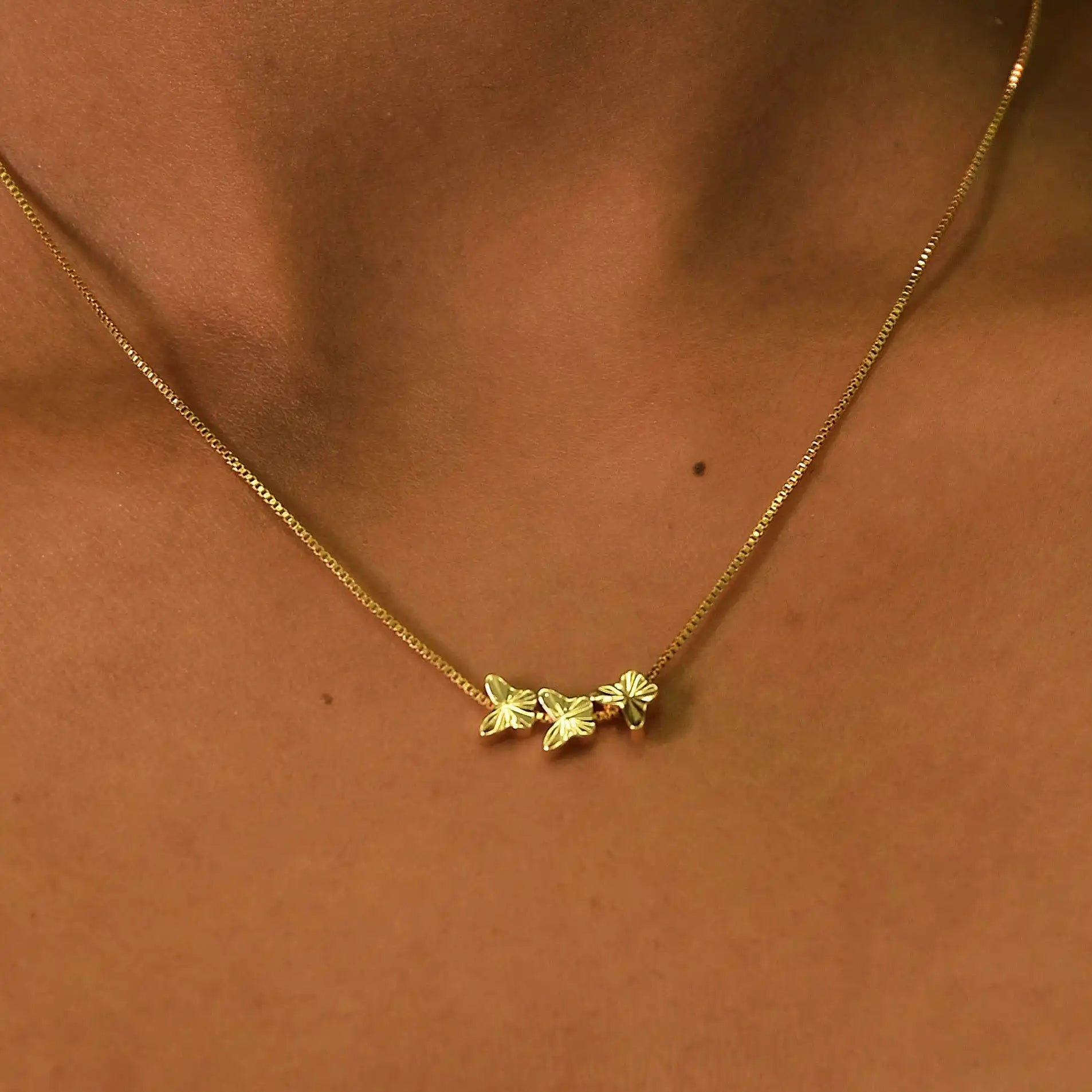 Triplet 3D Pendant Chain