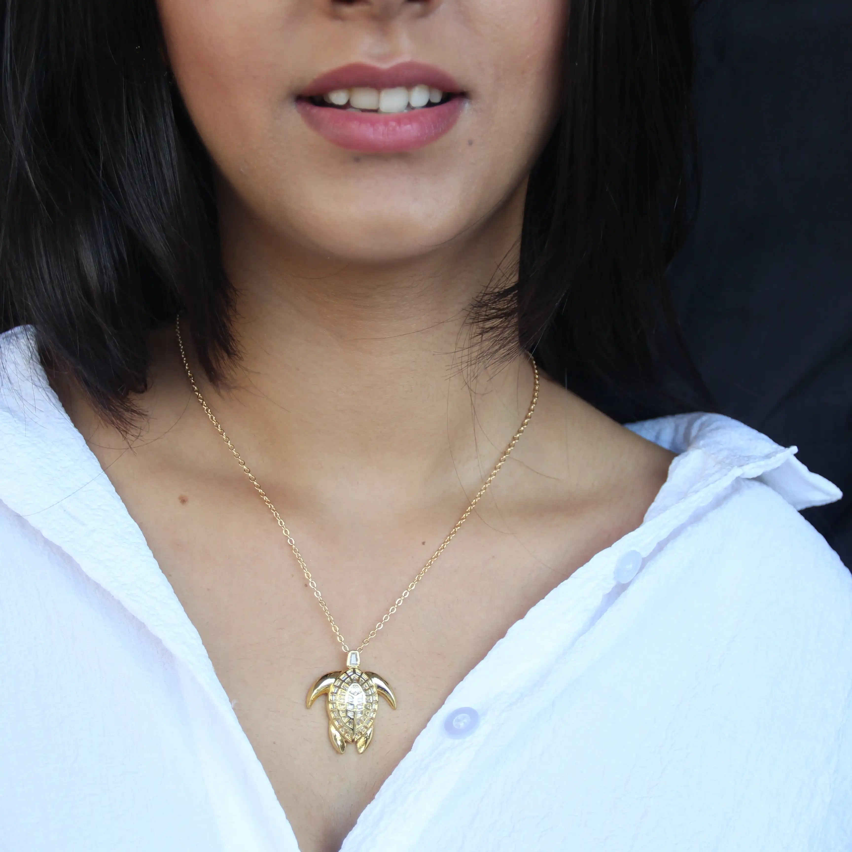 Turtle Pendant Chain