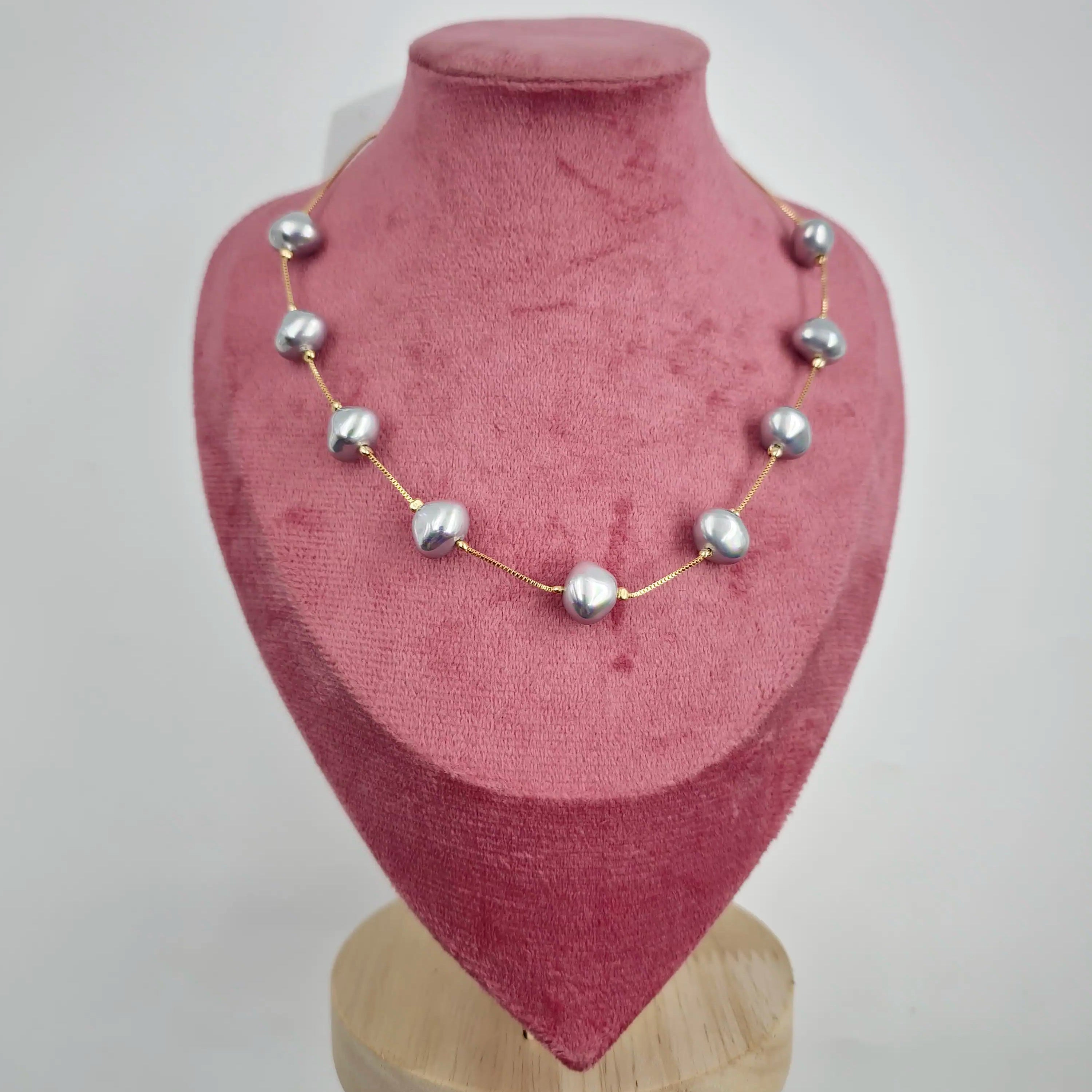 Uncut Gems Pearl Dainty Set