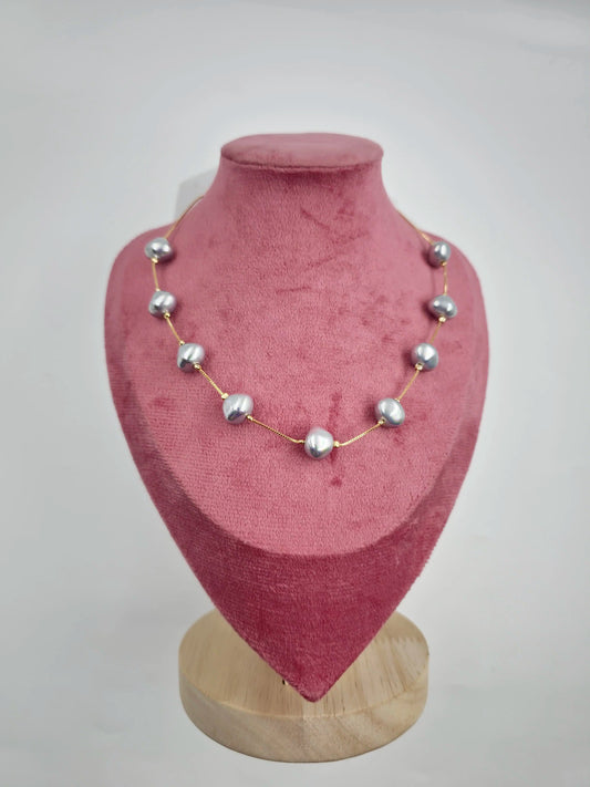 Uncut Gems Pearl Dainty Set