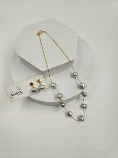 Uncut Gems Pearl Dainty Set