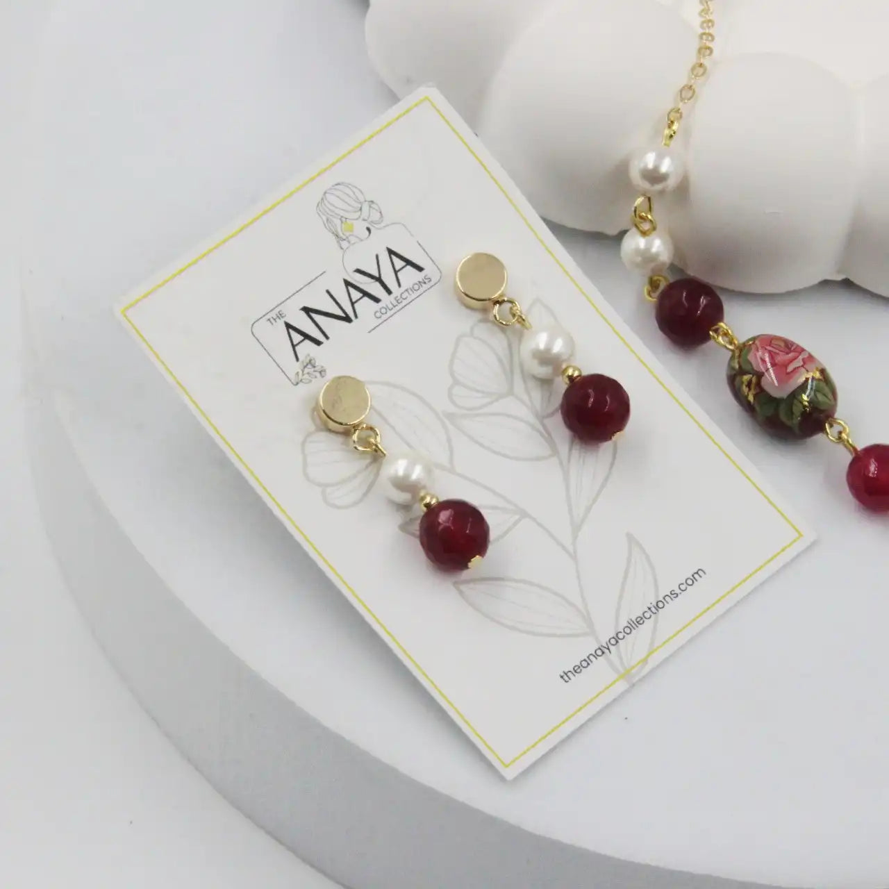 Blooming Floral Pearl Set