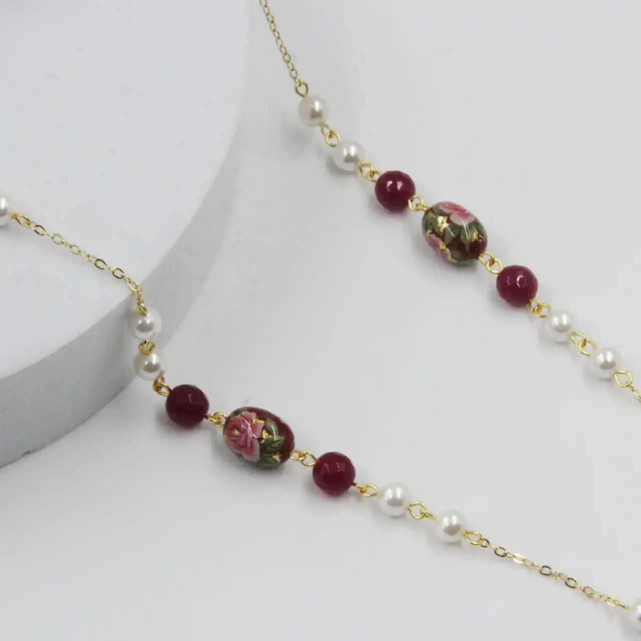 Blooming Floral Pearl Set