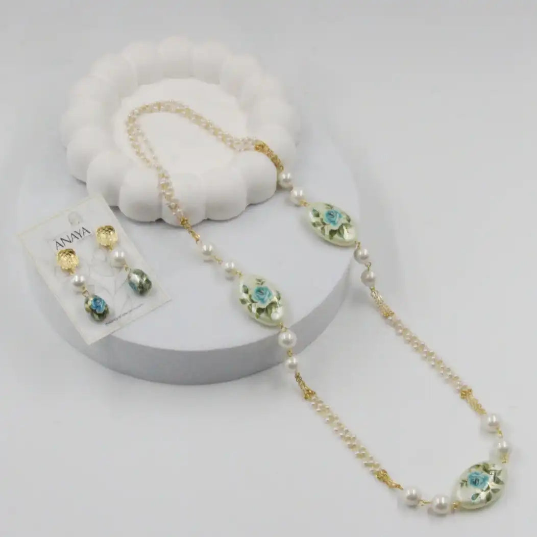 Eternal Bloom Japanese Decal Pearl Set